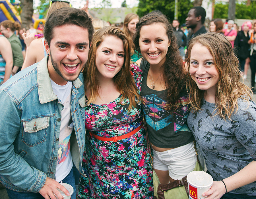students at an event hosted by ASPLU