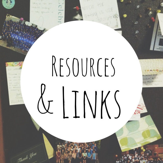 resources and links logo
