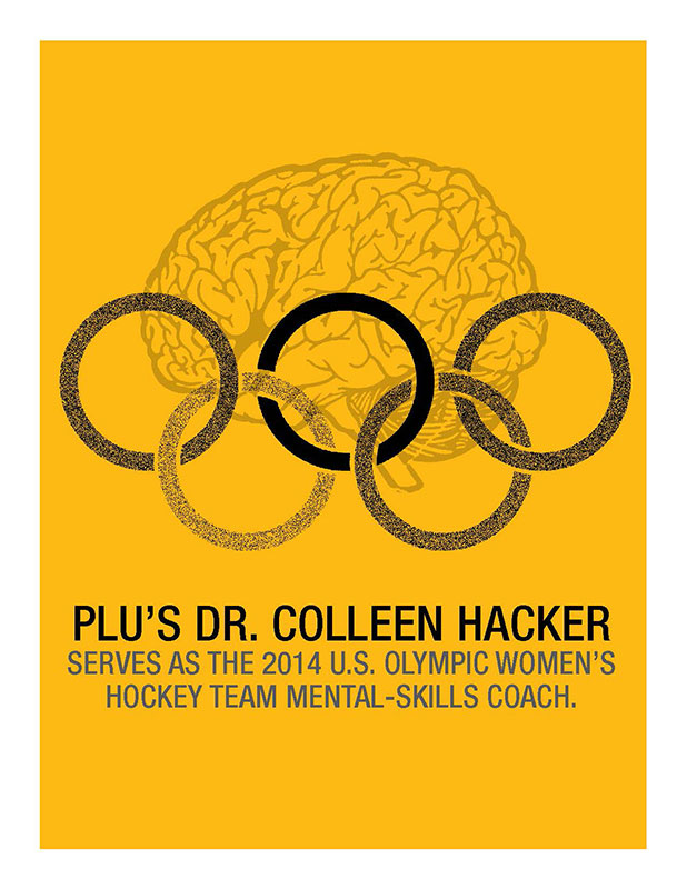 PLU's Dr. Colleen Hacker served as the 2014 U.S. Olympic Women's Hockey Team Mental-Skills Coach