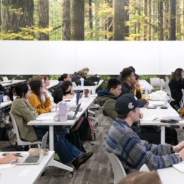 Students in a class