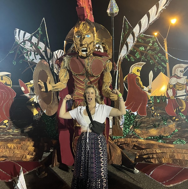 Student at a carnival during study away semester