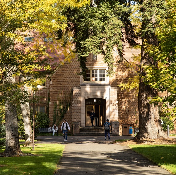 PLU Campus on a sunny day