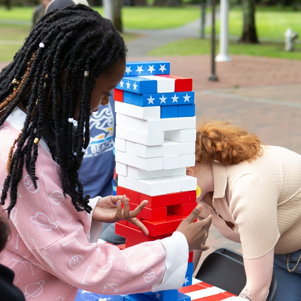 ASPLU, in collaboration with Political Science and Social Work, encouraged students to register to vote for "Rock the Vote