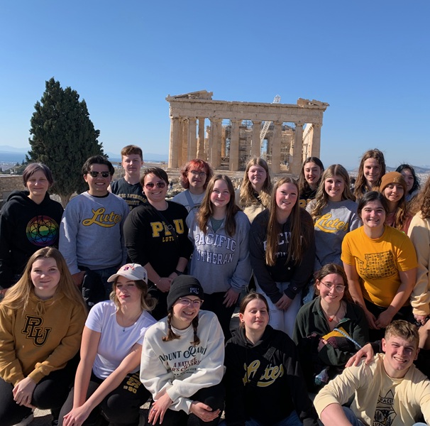 Religion students on a field trip