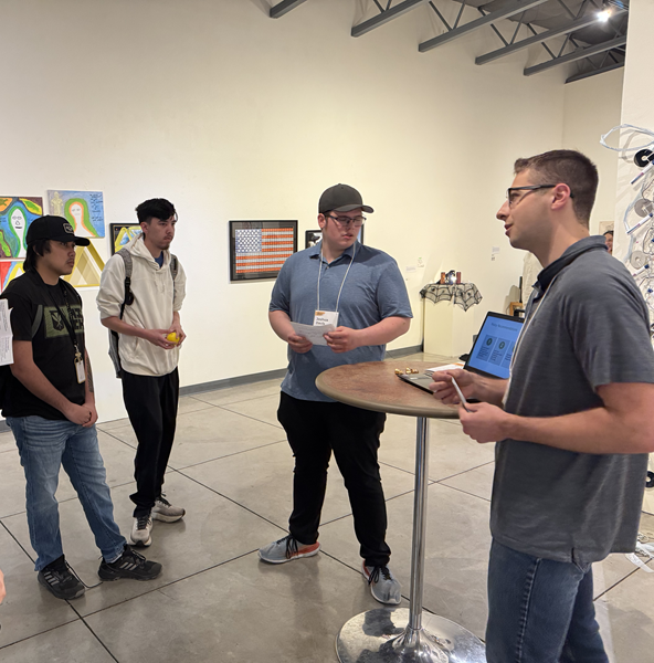 A group of students at the RLB showcase