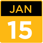 January 15 calendar