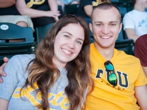 2 students smiling