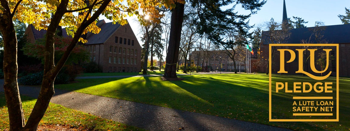 Web Banner - PLU Pledge PLU Pledge: A Lute Loan Safety Net