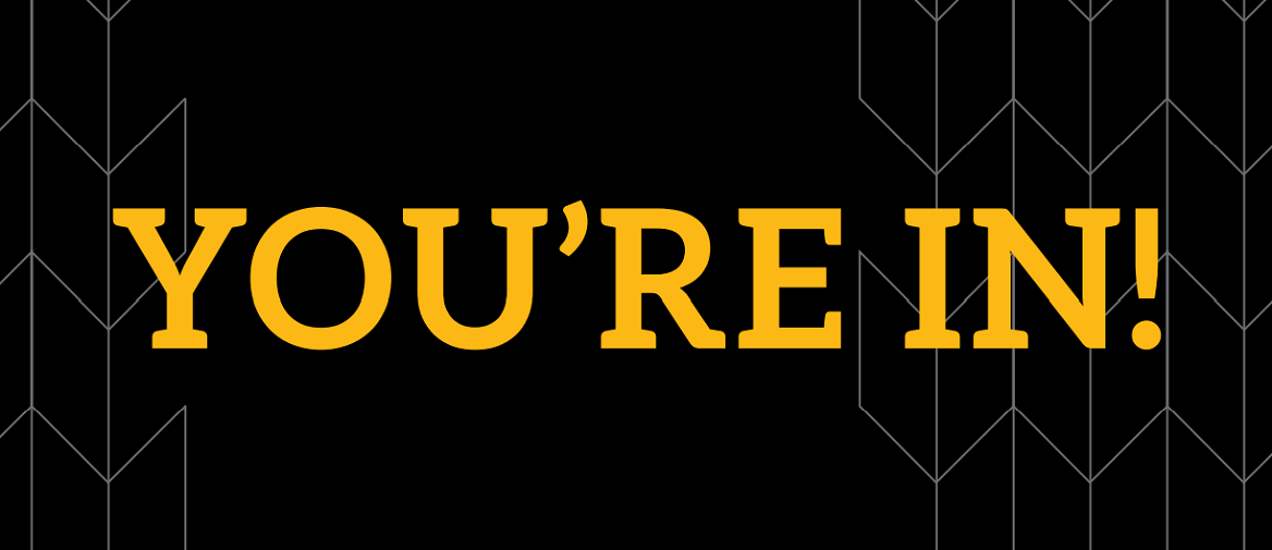 Web Banner - AAP YOU'RE IN!