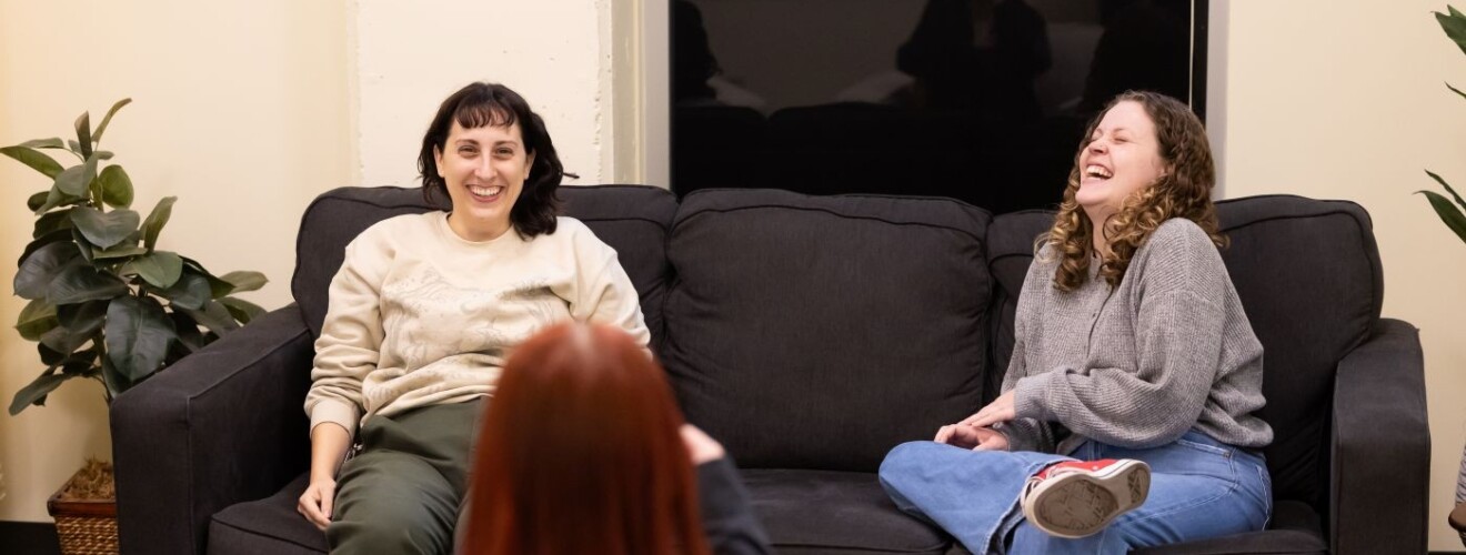 Marriage and Family Therapy students role-playing