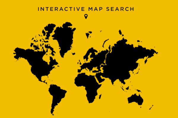 Interactive map search