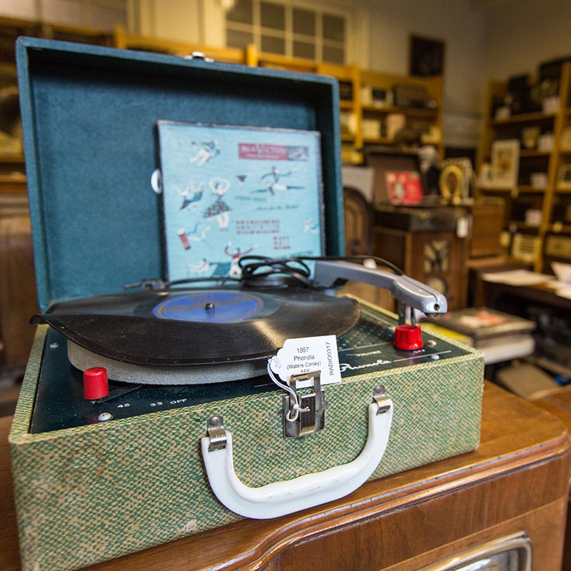 An old record player