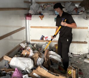 ConnorShovelingTrash