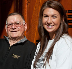 David Wytko ’65 and granddaughter, Maria Wytko ’12