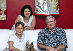 frey-johnson_web Benilda Regis Arinto Frey with daughter Eva and husband Steven