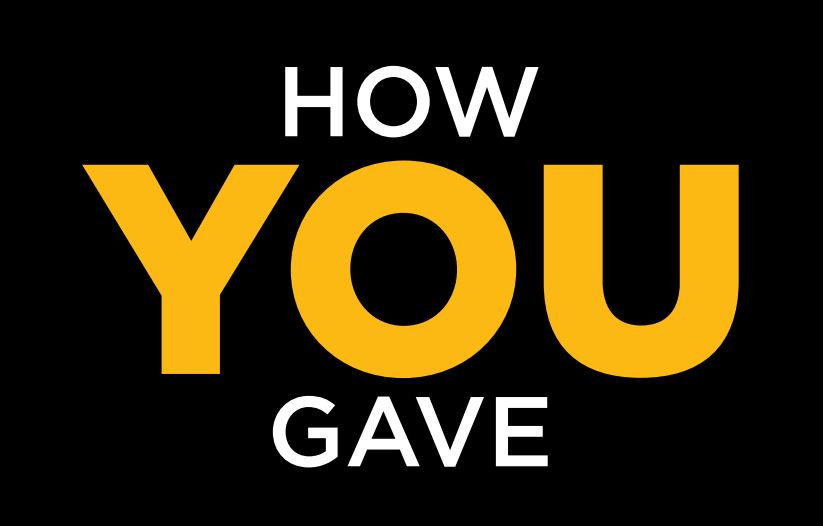 How You Gave