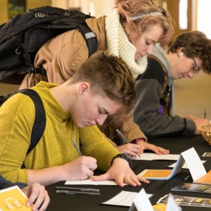 Thank a donor day at PLU, Feb. 28, 2019. (Photo: PLU/John Froschauer) Thank A Donor Day