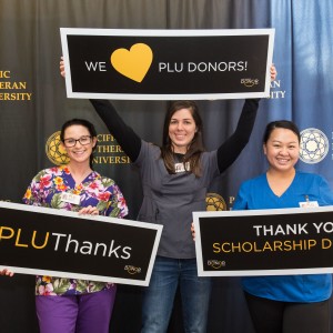Thank a donor day at PLU, Feb. 28, 2019. (Photo: PLU/John Froschauer) Thank A Donor Day