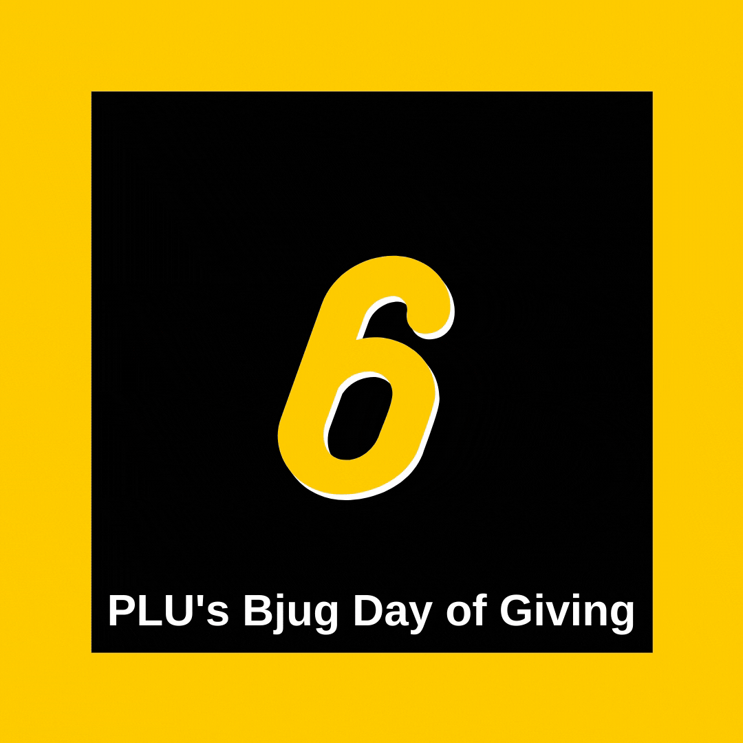 6 Year Bjug Day Donor Badge 6: PLU's Bjug Day of GIving