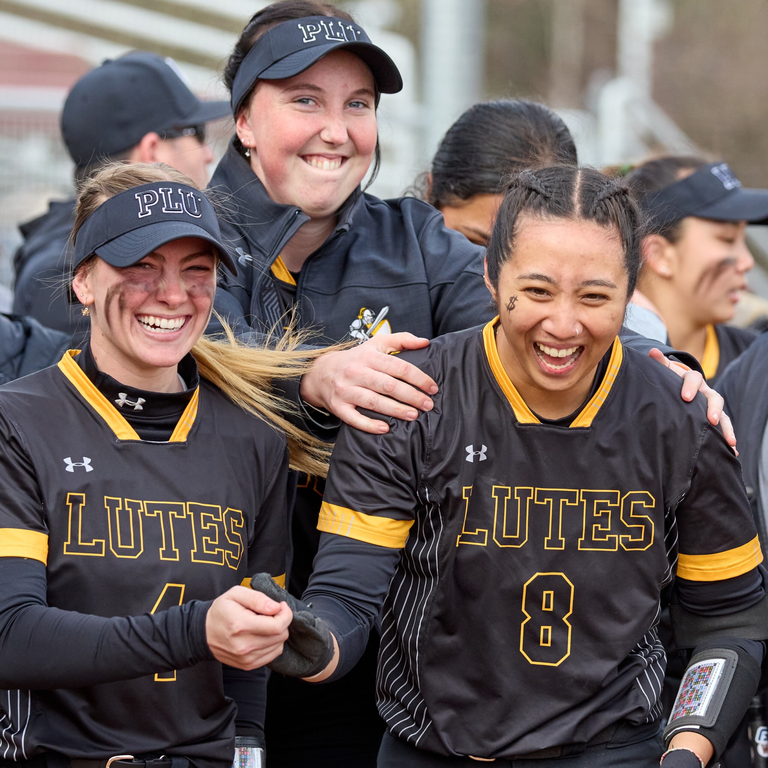 Softball celebration