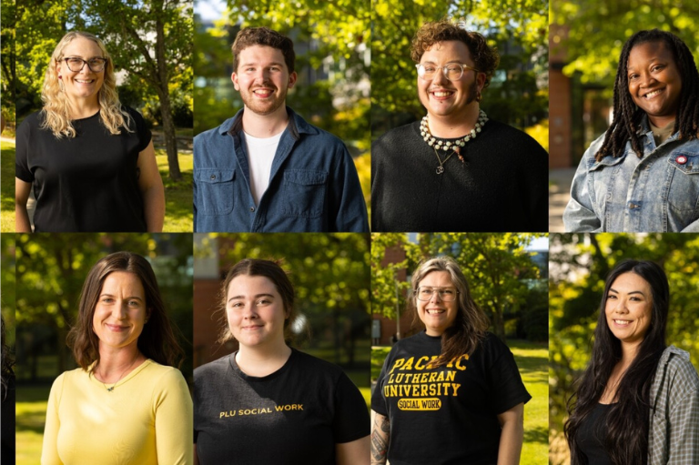 2025-2026 Master of Social Work and Marriage & Family Therapy students who received scholarship support from the HRSA grant awarded to PLU.