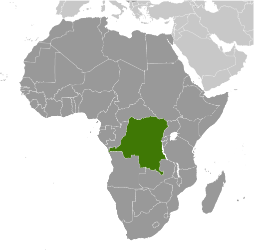 Democratic Republic of the Congo Map
