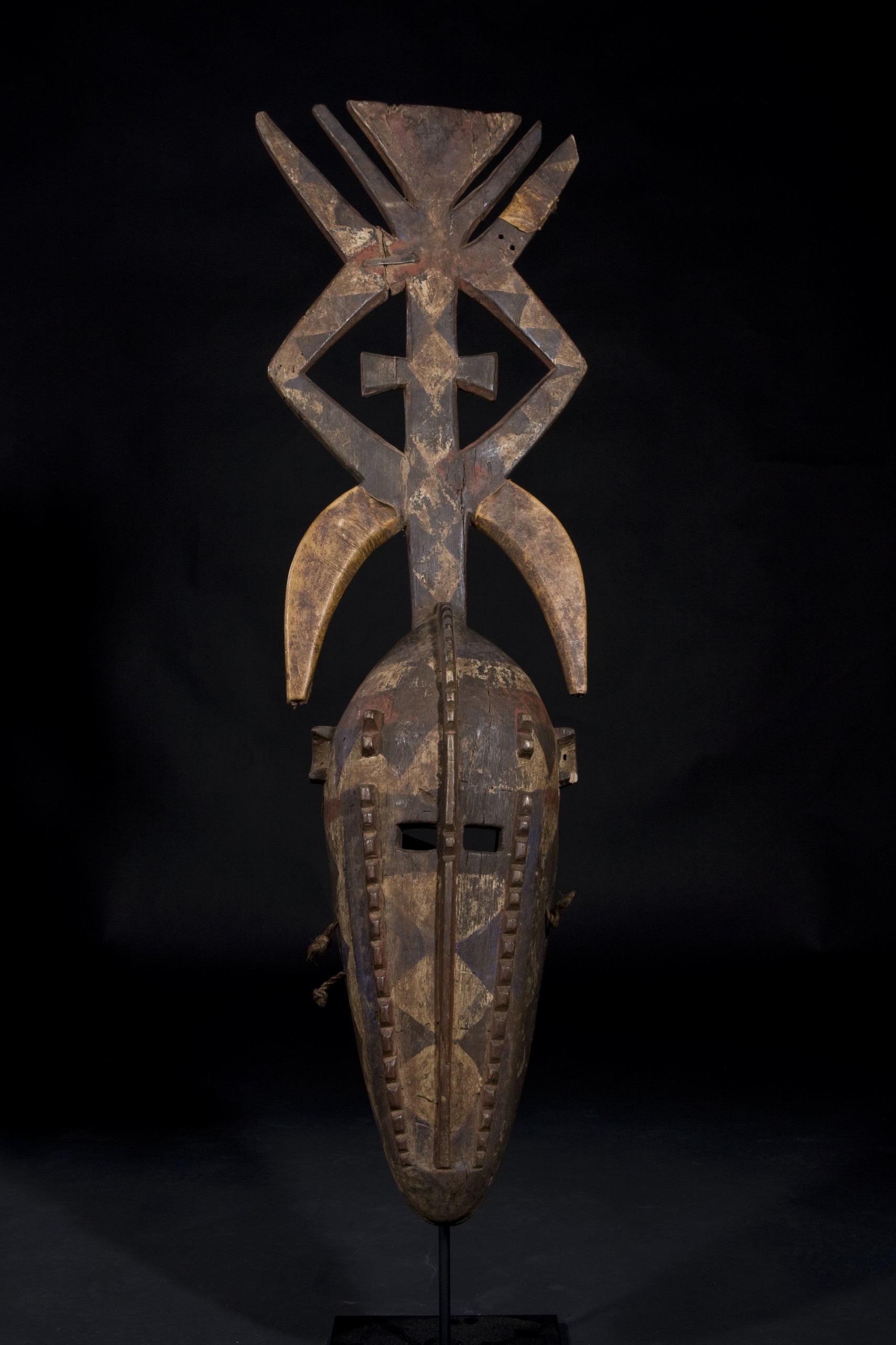 Donated African Art at PLU mossi-mask