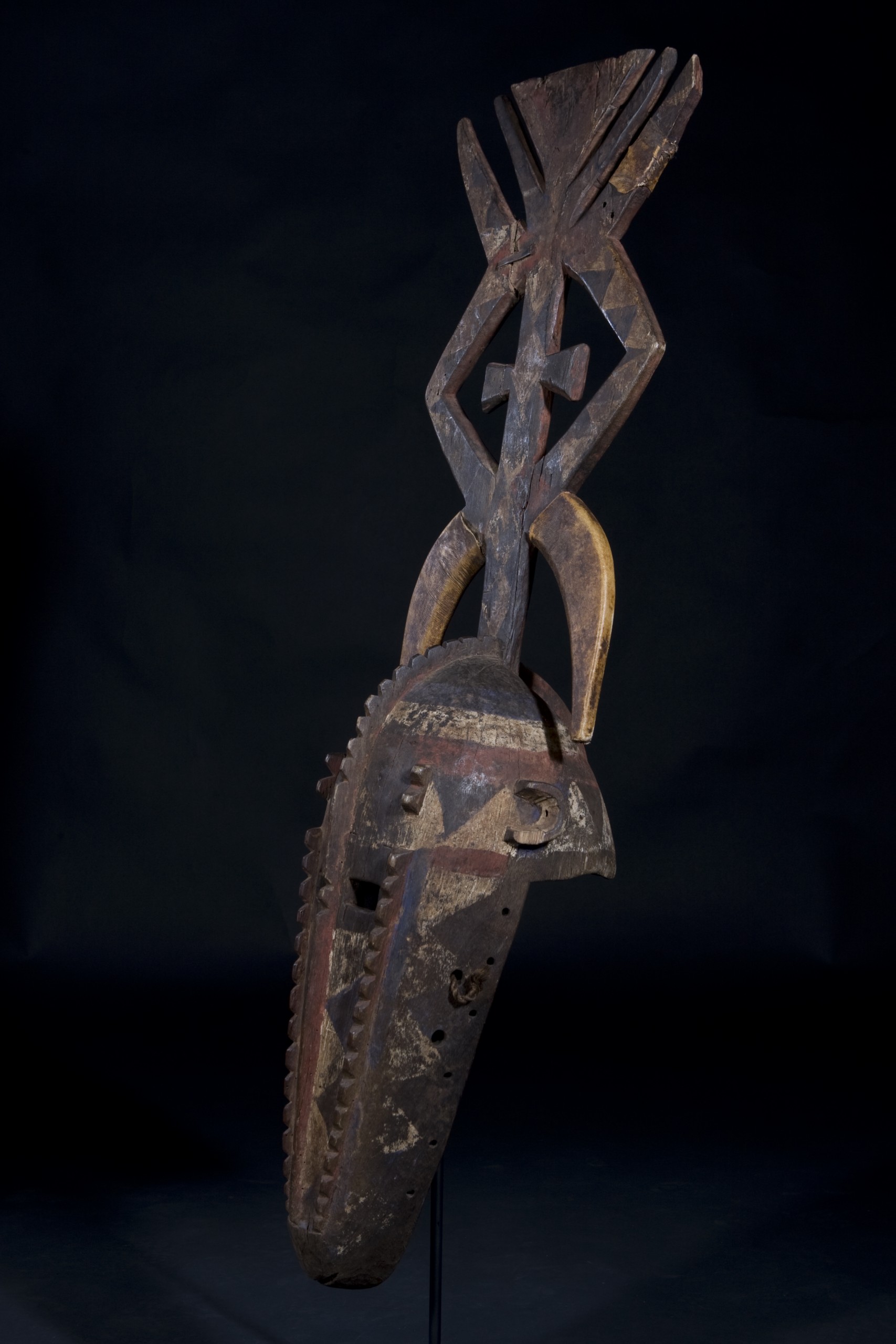 Donated African Art at PLU mossi-mask