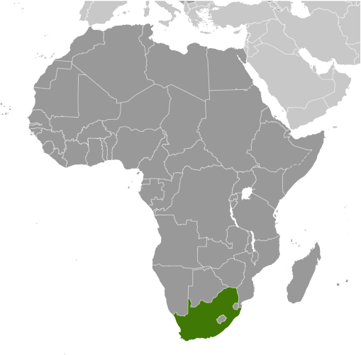 South Africa map