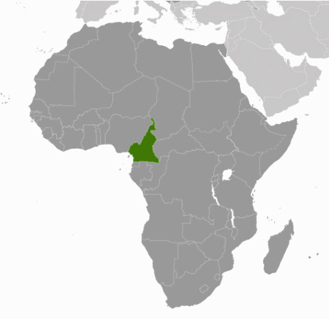 location-map-cameroon