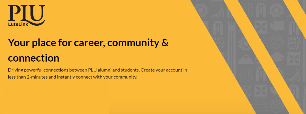 Screenshot from LuteLink: Your place for career, community and connection