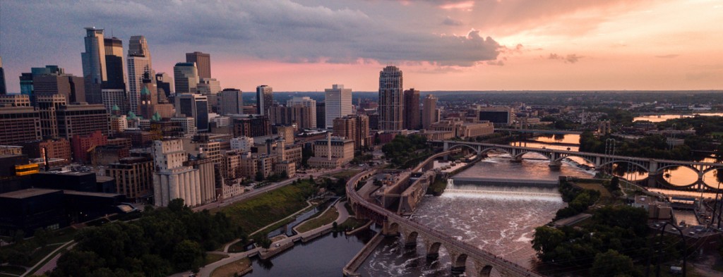 Skyline view of Minneapolis