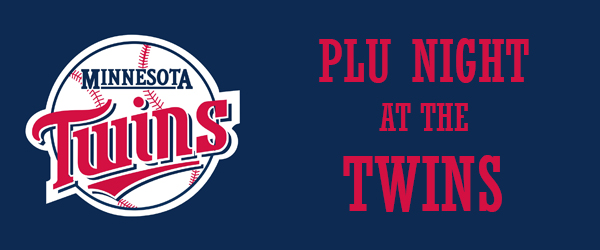 PLU Night at the Twins promotional banner