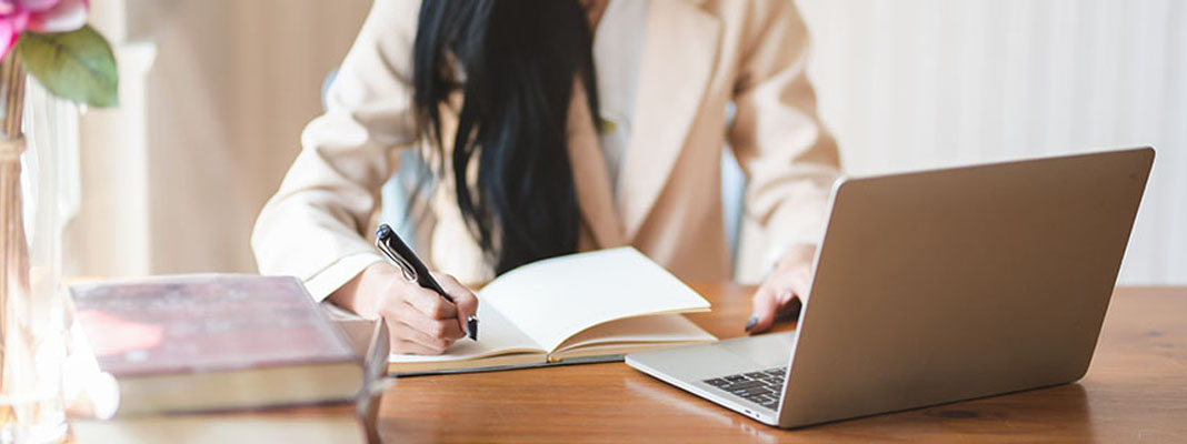 working remotely banner 1068x400 Student working on laptop remotely