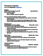Biology Major Resume Sample
