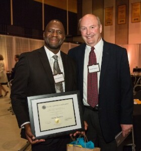 Alumni awards and donor banquet at PLU, Friday, Oct. 14, 2016. (Photo: John Froschauer/PLU)