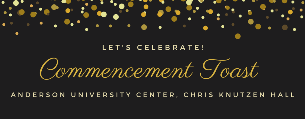 Commencement Toast invite Let's Celebrate! Commencement Toast