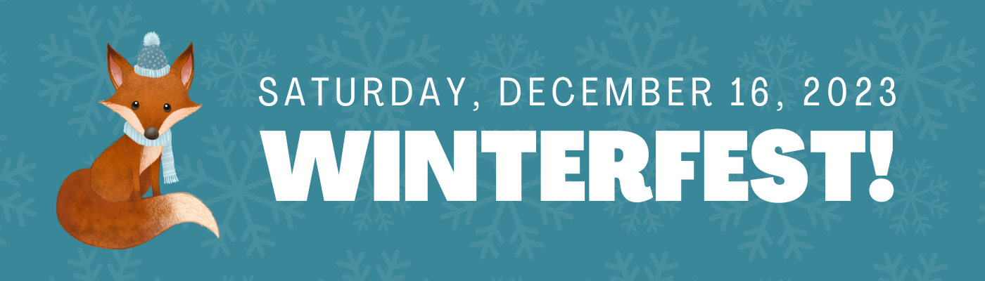 Winterfest banner Saturday, December 16, 2023