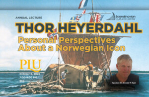 Thor Heyerdahl Annual Lecture banner - Personal Perspectives About a Norwegian Icon
