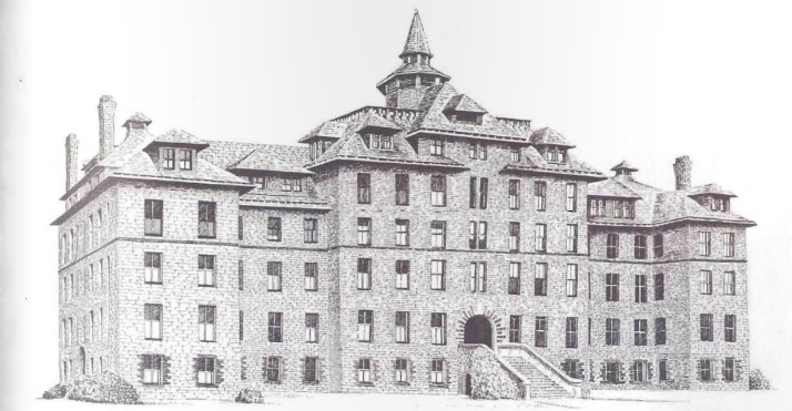 Drawing of Harstad Hall