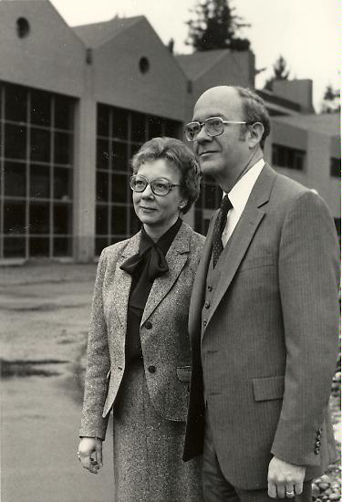 President William O. Rieke and wife