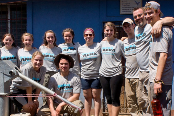 PLU partners with Living Water International to install a well in El Limonal, Nicaragua. The student team, accompanied by professor Mark Mulder, spends spring break in Nicaragua building the well and getting to know the local community.