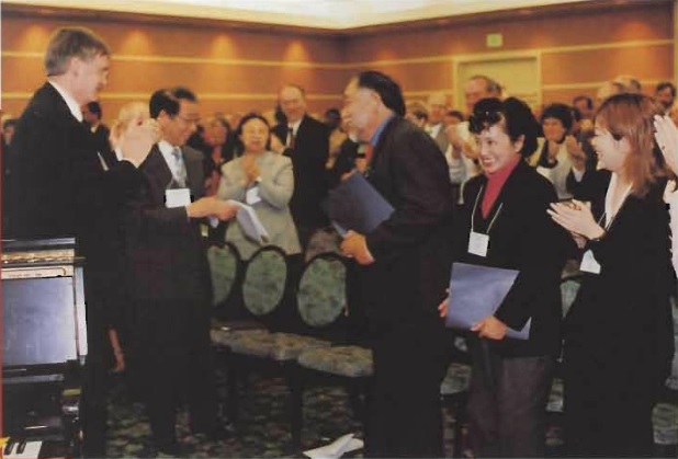 The Wang's at the inaugural symposium
