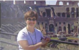 Solveig Robinson, associate professor of English, is one of 150 singers and a full orchestra who performed at the Basilica di Santa Maria in Aracoeli, Rome on Easter Sunday.