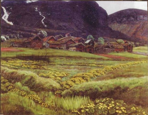 A painting by Norwegian artist Nikolai Astrup