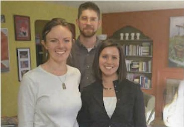 Bobbi Hughes, Jonathan Grove and Jennifer Warwick