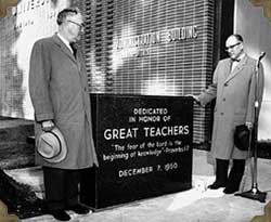 Admin Dedication - 1960