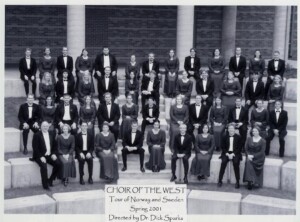 Choir of the West group photo (2001)
