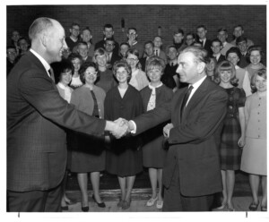 Maurice Skones and Miklas Rosza with the Choir of the West