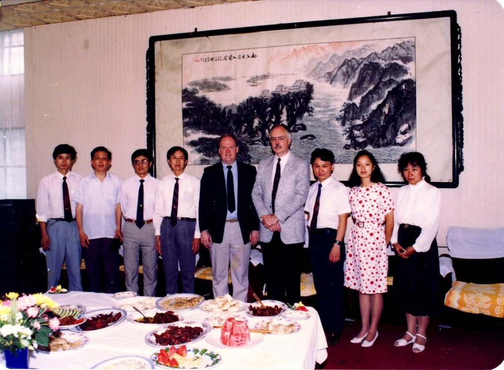 Richard Sparks and others in China Richard Sparks and others in China